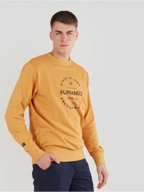 Fundango Warren Sweatshirt for men in yellow 2