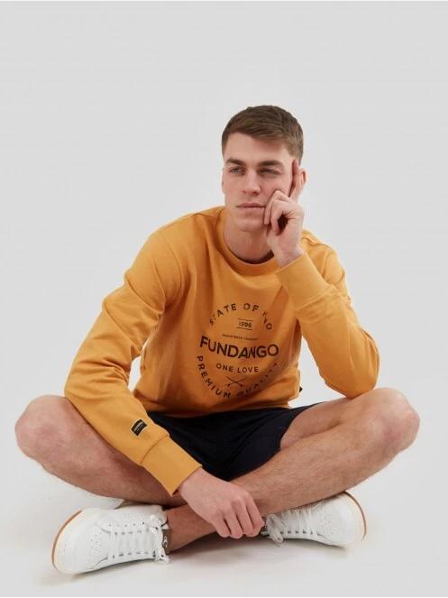 Fundango Warren Sweatshirt for men in yellow 4