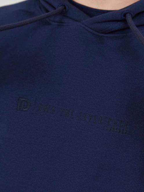Fundango Talis Hooded Sweatshirt for men in dark blue 5