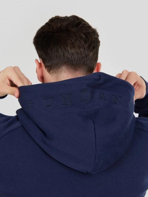 Fundango Talis Hooded Sweatshirt for men in dark blue 6