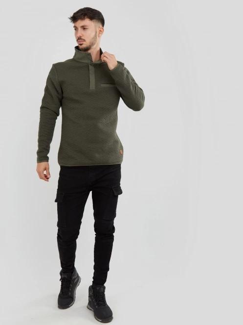 Fundango Vertigo Sweatshirt for men in oliv 4