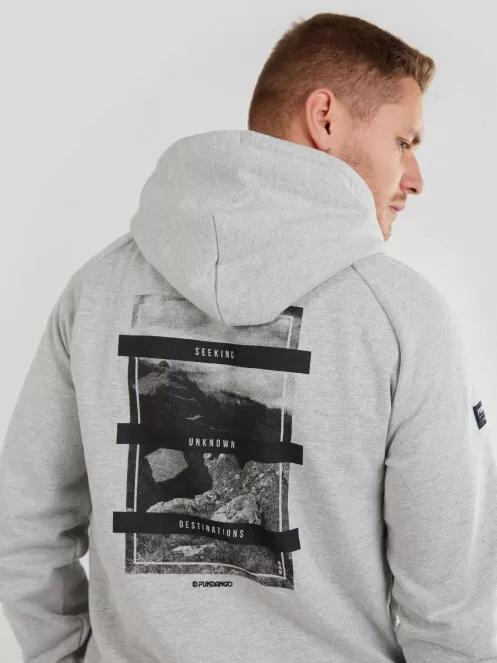 Fundango Talis Hooded Sweatshirt for men in white 6