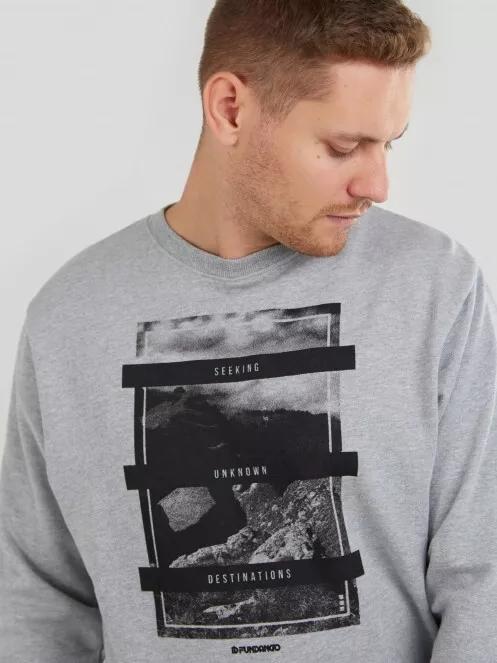 Fundango Warren Sweatshirt for men in grey 4