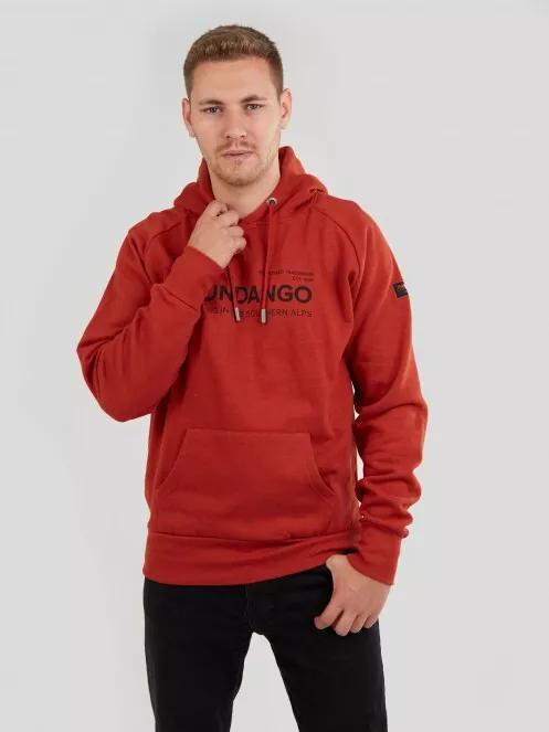 Fundango Dixon Hooded Sweatshirt for men in orange 4