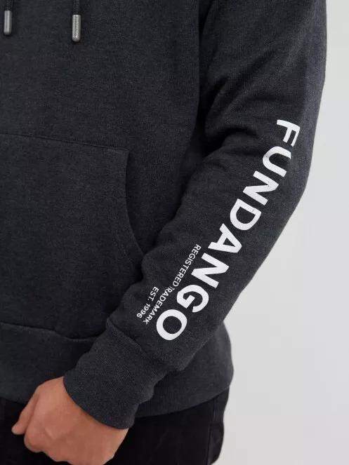Fundango Dixon Hooded Sweatshirt for men in grey 6
