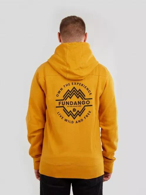 Fundango West Point Hooded Pullover for men in yellow 3