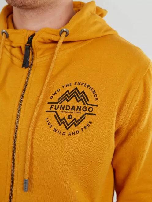 Fundango West Point Hooded Pullover for men in yellow 4