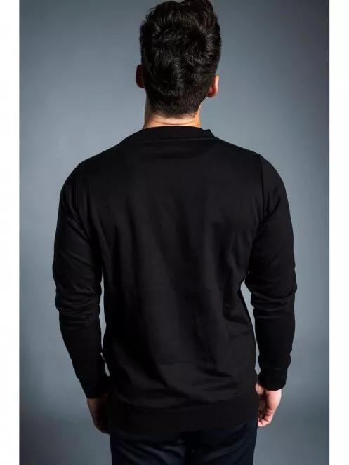 Fundango WARREN Pullover for men in black 3
