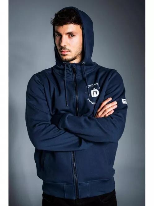 Fundango WEST POINT Hooded Pullover men hoodie blue Fundango