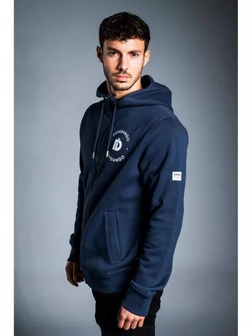 Fundango WEST POINT Hooded Pullover for men in blue 4