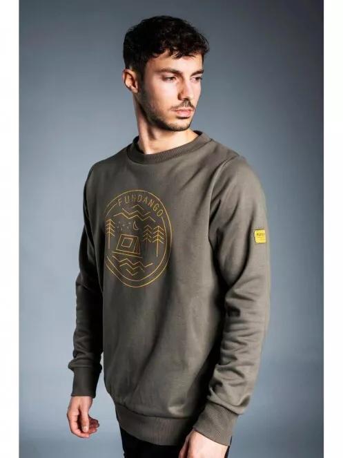Fundango CAMP Pullover for men in oliv 3
