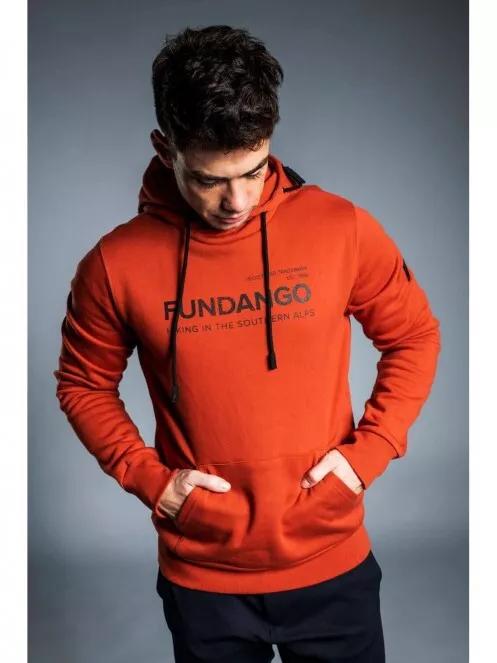 Fundango HOOVER Hooded Pullover for men in orange 3
