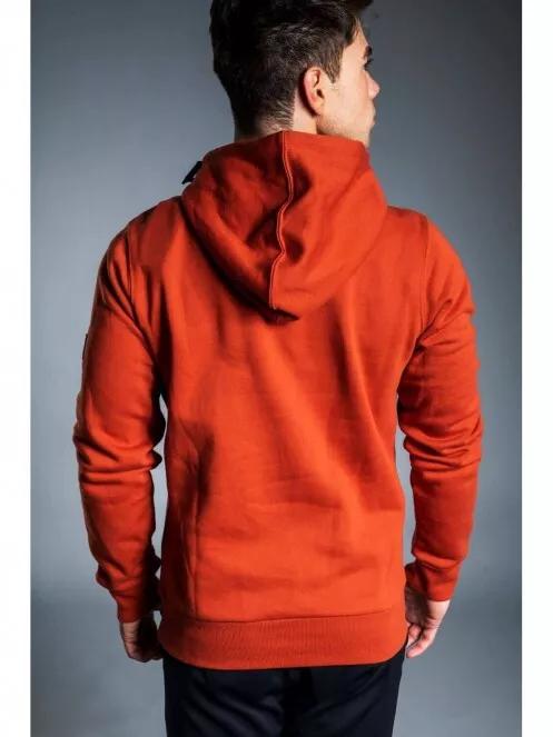 Fundango HOOVER Hooded Pullover for men in orange 4