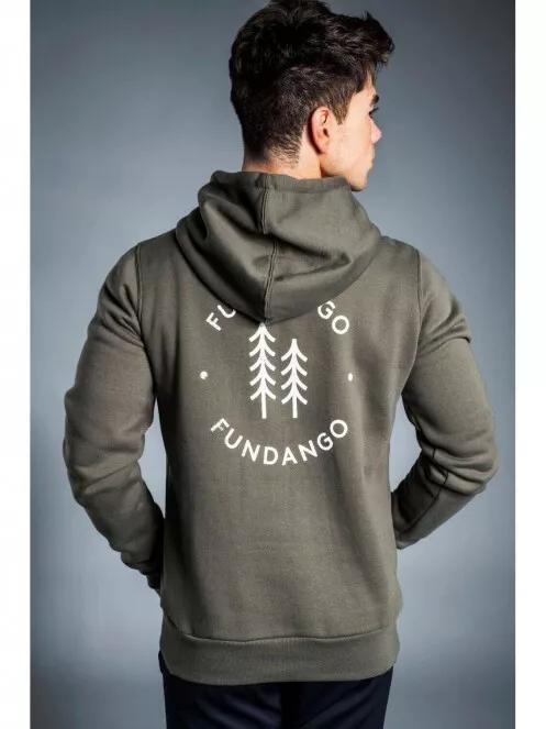 Fundango HOOVER Hooded Pullover for men in oliv 3