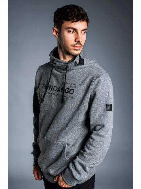 Fundango HOOVER Hooded Pullover for men in grey 4