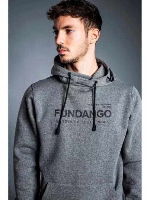 Fundango HOOVER Hooded Pullover for men in grey 5