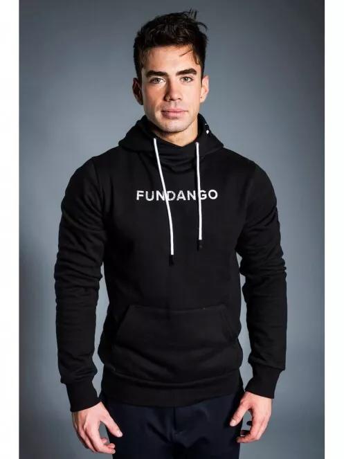 Fundango HOOVER Hooded Pullover for men in black 2