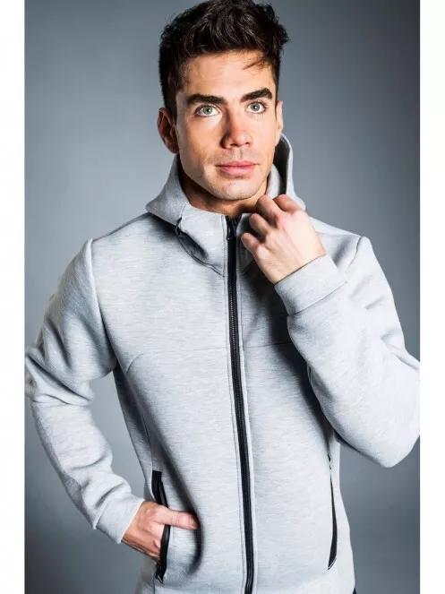 Fundango HAMAL Tech Hoodie for men in grey 4