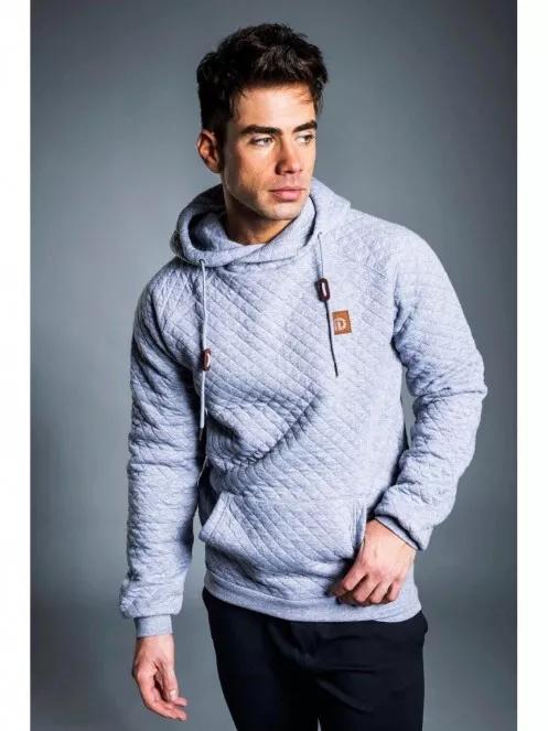 Fundango FORNAX Hooded Sweatshirt for men in grey 2