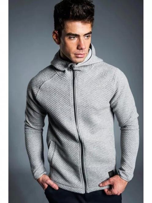Fundango METEOR Hooded Sweatshirt for men in grey 3