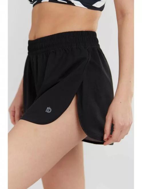 Fundango Elderberry Boardshort for women in black 4