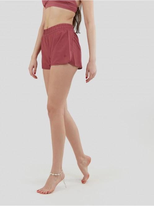 Fundango Elderberry Boardshort for women in red 2