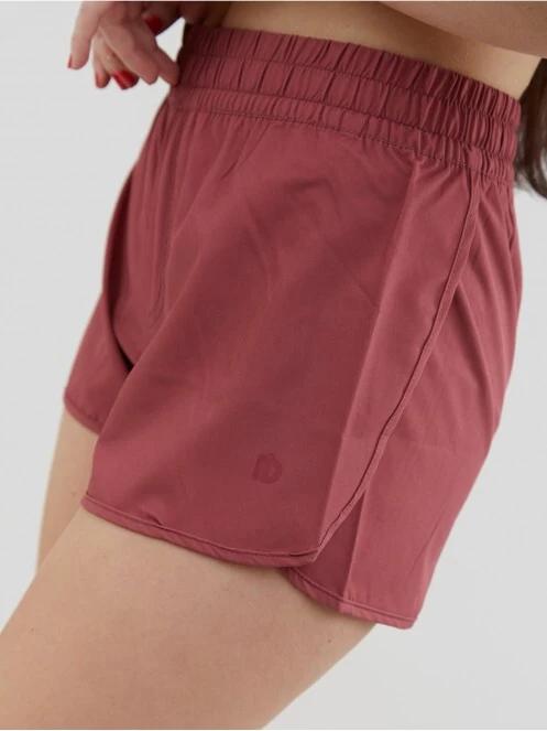 Fundango Elderberry Boardshort for women in red 5