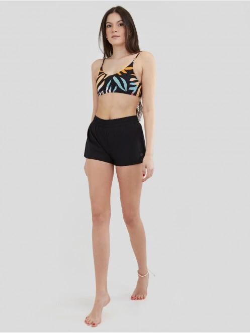 Fundango Elderberry Boardshort for women in black 4