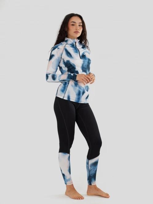 Fundango Yade II Baselayer Top for women in blue 4