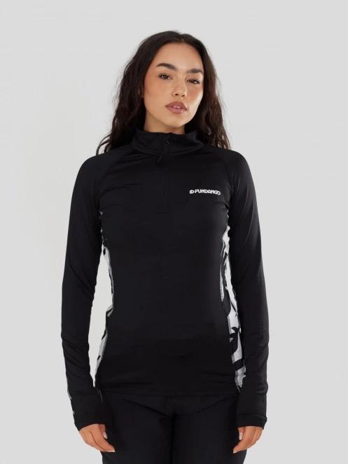 Fundango Yade II Baselayer Top for women in black 5