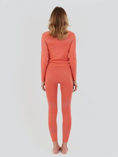 Fundango Seamless Baselayer Set for women in pink 3