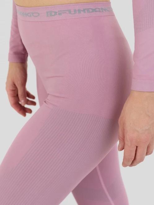 Fundango Seamless Baselayer Set for women in pink 11