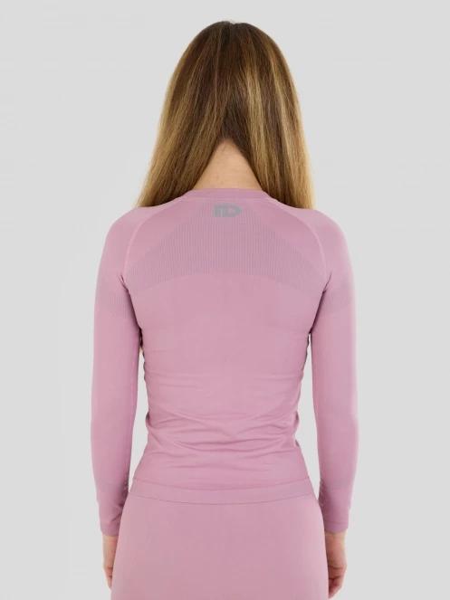 Fundango Seamless Baselayer Set for women in pink 3