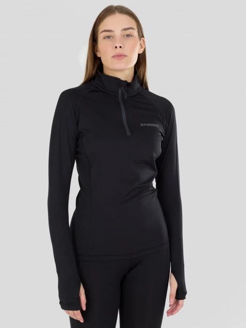 Fundango Yade Thermo III Baselayar Top for women in black 2