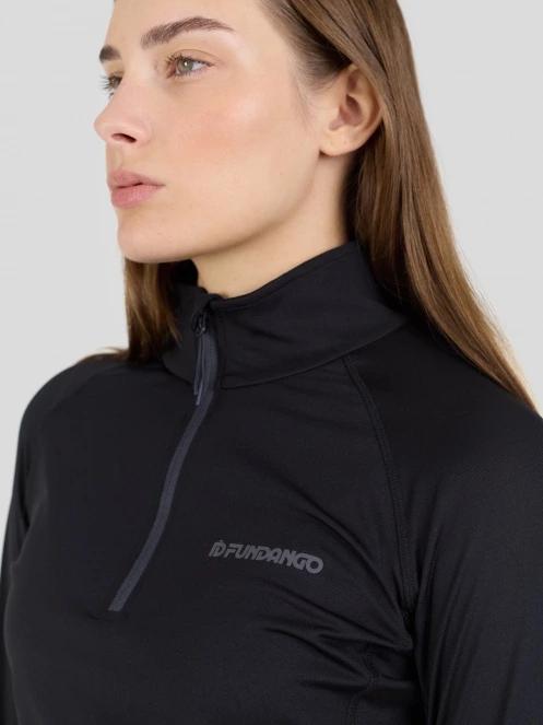 Fundango Yade Thermo III Baselayar Top for women in black 7