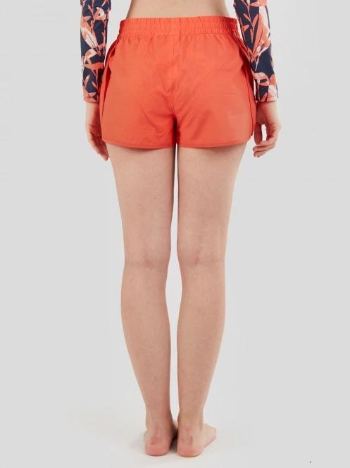 Fundango Elderberry Boardshort for women in red 3