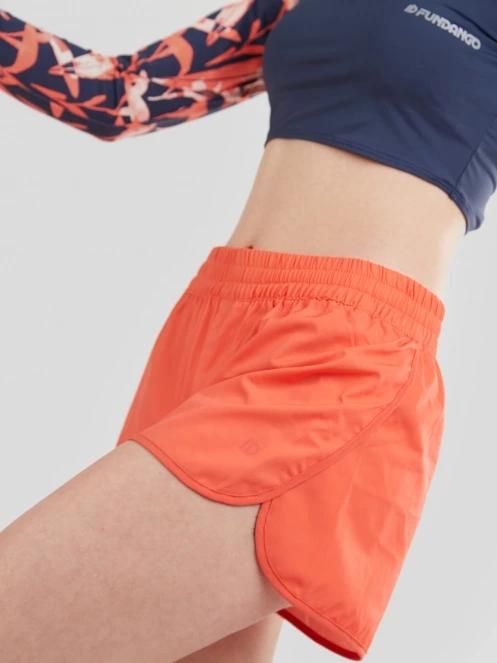 Fundango Elderberry Boardshort for women in red 5