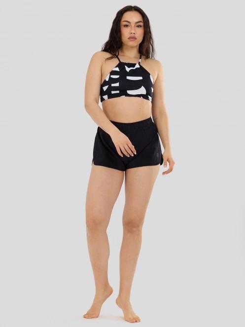 Fundango Elderberry Boardshorts for women in black 4