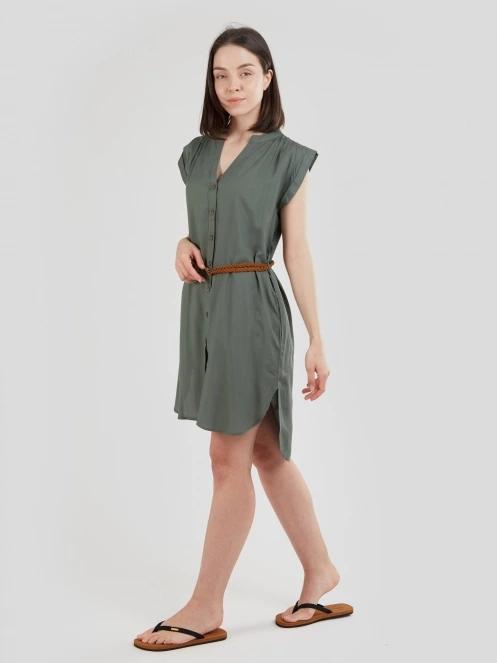 Fundango Mona Dress for women in oliv 4