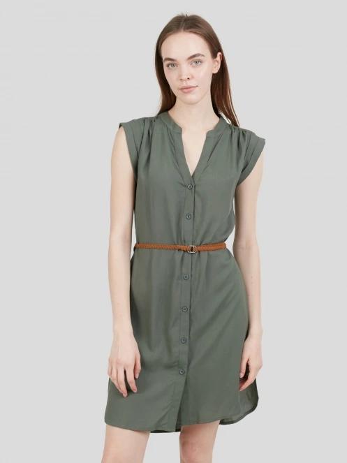 Fundango Mona Dress for women in oliv 2