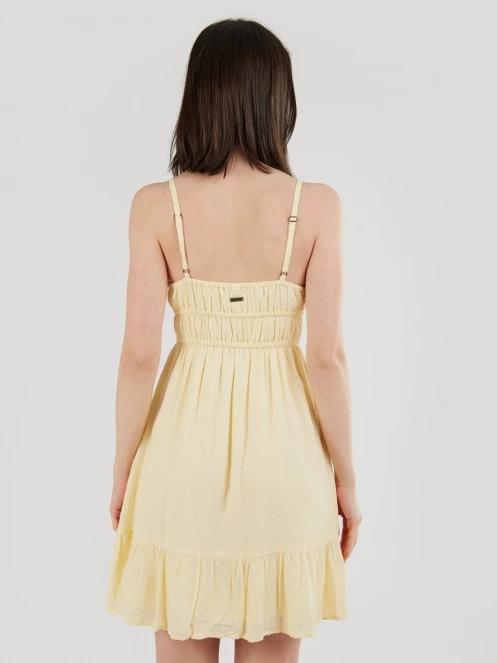 Fundango Sarah Mono Dress for women in yellow 3