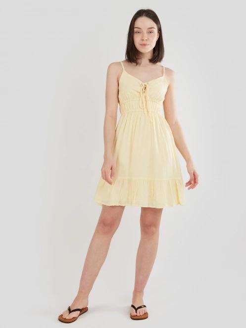 Fundango Sarah Mono Dress for women in yellow 4
