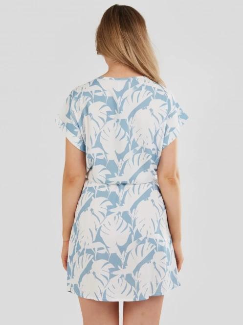 Fundango Palmetta Dress for women in blue 3