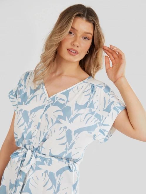 Fundango Palmetta Dress for women in blue 6