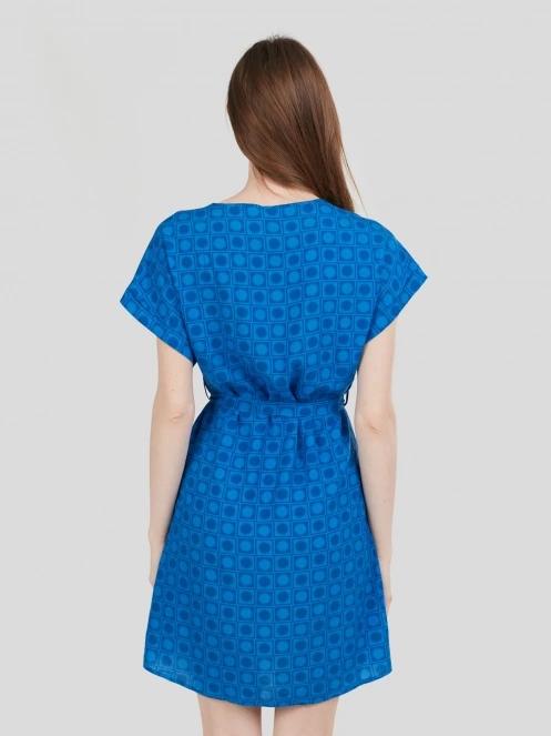 Fundango Palmetta Dress for women in blue 3