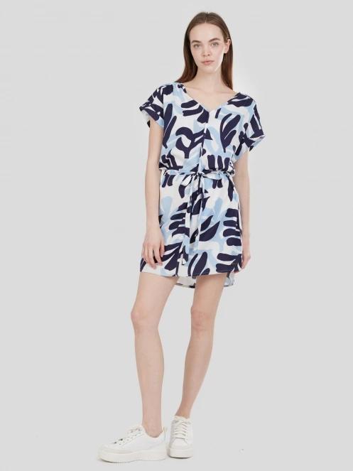 Fundango Palmetta Dress for women in blue 4