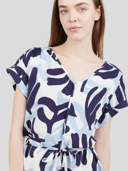 Fundango Palmetta Dress for women in blue 6