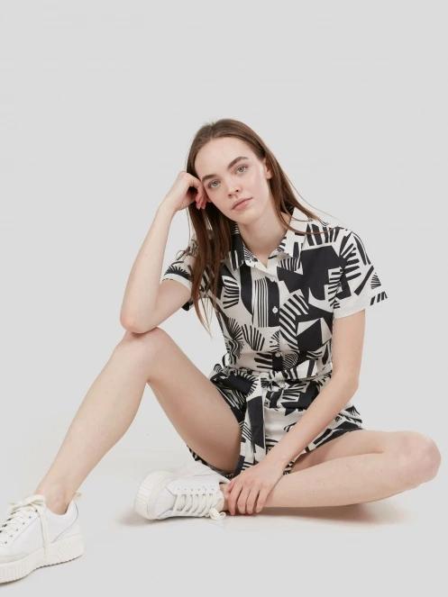Fundango Senna Romper for women in black 5