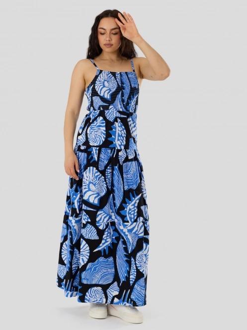Fundango Paradise Maxi Dress for women in dark blue 2