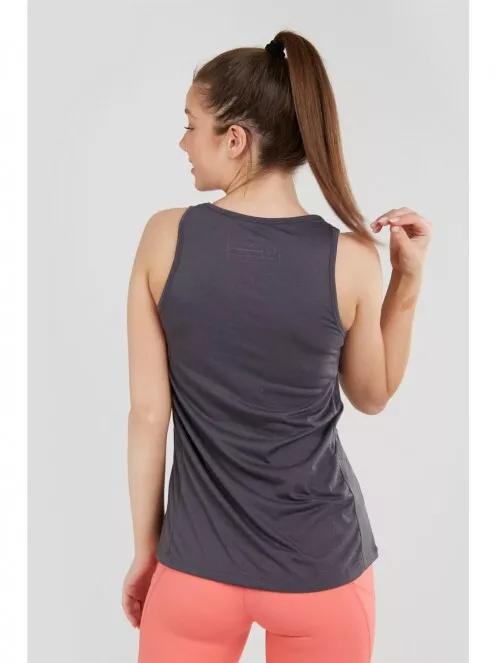 Fundango Jett Racerback Top for women in grey 3